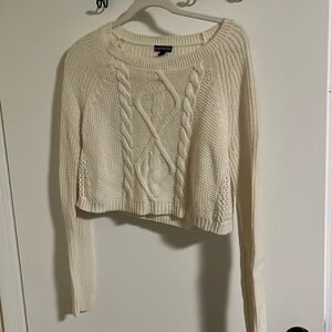 Express medium cropped sweater